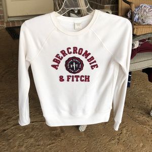 White Abercrombie & Fitch Sweatshirt